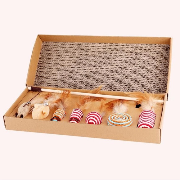 Other - Cat Toys for Indoor Cats, Interactive Cat Toy 7PCS Retractable Cat Wand Toy